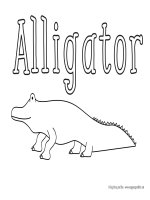 Reptile and amphibian coloring pages 