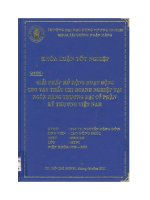 Giải pháp mở rộng hoạt động cho vay thâu chi doanh nghiệp tại ngân hàng thương mại cổ phần Ký Thương