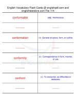 TOEFL IBT vocabulary flash cards114 