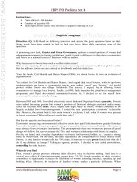 IBPS PO prelims set 4 