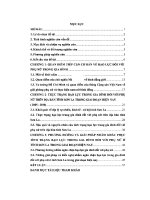 KHÓA LUẬN TÌNH TRẠNG bạo lực GIA ĐÌNH đối với PHỤ nữ ở TỈNH sơn LA   THỰC TRẠNG và GIẢI PHÁP 