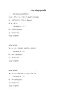 tính toán thiết bị cô đặc gián đoạn ống tuần hoàn trung tâm