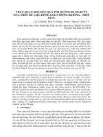 TRỰC QUAN HOÁ KẾT QUẢ TÌM ĐƯỜNG ĐI XE BUÝT DỰA TRÊN DỮ LIỆU DÒNG GIAO THÔNG KHÔNG - THỜI GIAN