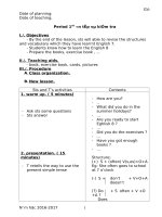 Giáo án anh 8 kì 1 thí điểm 2016  2017