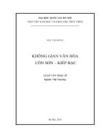 Không gian văn hóa côn sơn – kiếp bạc 
