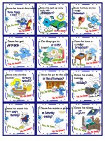 smurfs daily routine 