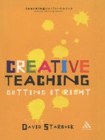 Creative teaching for primary school