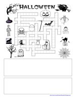 holloween crossword 