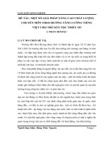 skkn một số GIẢI PHÁP NÂNG CAO CHẤT LƯỢNG CHUYÊN môn THEO HƯỚNG TĂNG CƯỜNG TIẾNG VIỆT CHO TRẺ dân tộc THIỂU số 