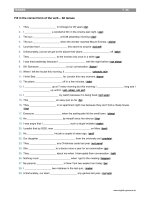 Fill in the correct form   t26 