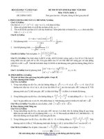 ĐỀ THI TOÁN KHỐI (A+B+D) NĂM 2010 VÀ ĐÁP ÁN