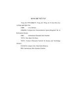 ĐỀ tài tổ CHỨC KHAI THÁC và sử DỤNG NGUỒN tạp CHÍ tại TRUNG tâm THÔNG TIN tư LIỆU KHOA học và CÔNG NGHỆ 