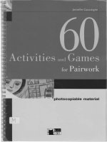 Activities and games for pairwork 