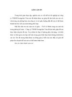 Báo cáo thực tập chuyên đề Hoàn thiện kế toán bán hàng tại công ty TNHH Poongchin Vina