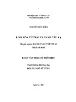 LUẬN văn LINH hóa tử TRÁI và VÀNH cấu xạ 