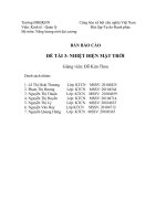 NHIỆT ĐIỆN MẶT TRỜI