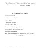 skkn SKKN một số biện pháp huy động xã hội hóa xây dựng cơ sở vật chất nhà trường