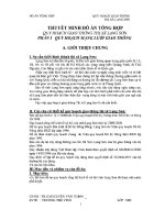 ĐỒ án TỔNG hợp QUY HOẠCH GIAO THÔNG THỊ xã LẠNG sơn 