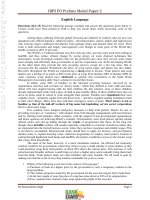 IBPS PO prelims set 2 