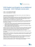 Sample course plan unit 3 