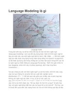 Language modeling là gì?