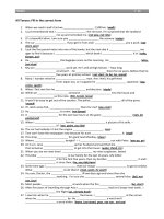Fill in the correct form   t16 