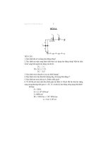 Bài tập động lực học công trình