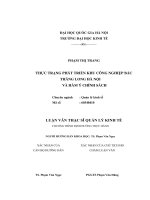 Thực trạng phát triển khu công nghiệp bắc thăng long hà nội và hàm ý chính sách 