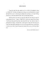 Báo cáo chuyên đề hoàn thiện kế toán tập hợp chi phí sản xuất và tính giá thành sản phẩm tại Công ty TNHH MTV vật liệu xây dựng Secoin Hưng Yên