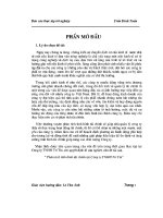 CHUYÊN đề PHÂN TÍCH TÌNH HÌNH tài CHÍNH tại CÔNG TY TNHH TRÍ tín 