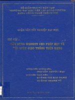 Xây dựng website cho phép học và thi luật giao thông trên mạng