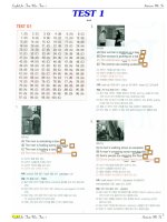 1  GIẢI đề THI NEW TOEIC 1 TEST 1 LISTENING 