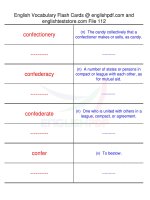 TOEFL IBT vocabulary flash cards112 