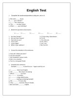 49078 beginner english test  