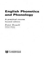 Peter roach 1998 english phonetics and phonology 