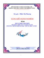 skkn một số BIỆN PHÁP rèn kĩ NĂNG tóm tắt văn bản tự sự CHƯƠNG TRÌNH KHỐI 8,9 bậc TRUNG học cơ sở