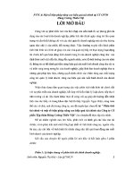 PHÂN TÍCH tài CHÍNH và một số BIỆN PHÁP NÂNG CAO HIỆU QUẢ tài CHÍNH của CÔNG TY cổ PHẦN tập đoàn HÙNG CƯỜNG THIÊN VIỆT 