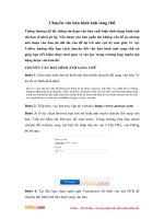 Cách chuyển văn bản hình ảnh sang chữ