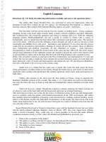 IBPS clerk prelims 3 