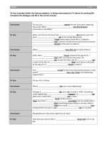 Interview with a famous explorer   fill in the correct tenses   t 17 