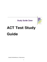 act test study guide  for leanning english 