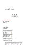 Bài tập lớn môi trường biển xây dựng