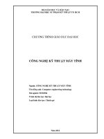CÔNG NGHỆ KỸ THUẬT MÁY TÍNH