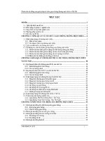 ĐỀ tài PHÂN TÍCH tác ĐỘNG của GIẢI PHÁP tổ CHỨC GIAO THÔNG ĐƯỜNG một CHIỀU ở hà nội 
