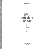 GIÁO TRÌNH QUẢN lý dự án đầu tư xây DỰNG 