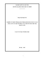 Nghiên cứu biến tính quặng pyrolusite bằng titan và sắt oxit, làm vật liệu hấp phụ, xử lý một số chất độc hại trong nước 