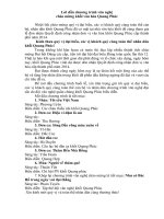 Lời dẫn chương trình văn nghệ khối văn hóa