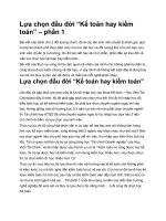 Lựa chọn đầu đời “Kế toán hay kiểm toán” – phần 1