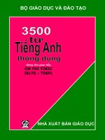 3500 từ tiếng anh thông dụng dùng cho giao tiếp, ôn thi TOEIC, IELTS, TOEFL 