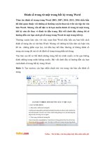 Cách đánh số trang từ một trang bất kỳ trong Word